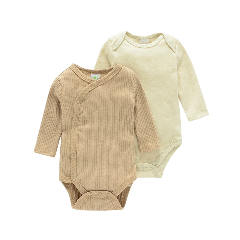 Baby Girl Boys Bodysuit for Newborns New Long-Sleeve Organic Cotton  2 Pack