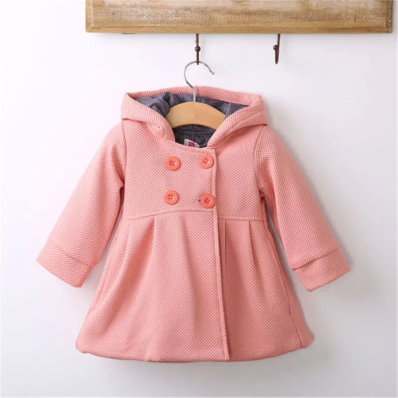 0-36m Baby Girls Coats Autumn Winter Kid Girls Clothes