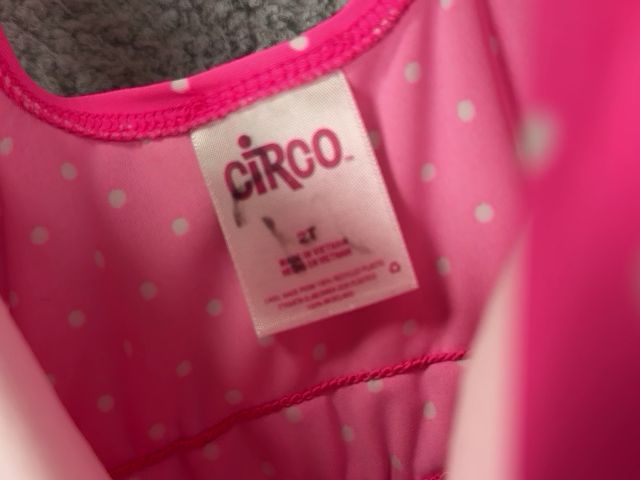 Circo Pink with Polka Dots  Girls 1 pc Swimsuit, 2