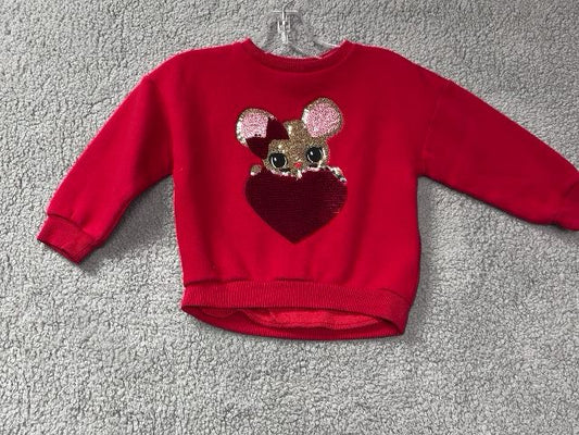 H&M Red Red Sweat Shirt, 3