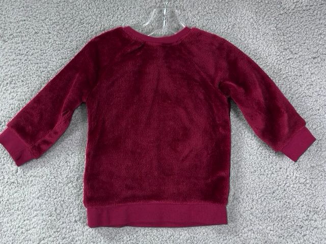 Harry Potter Burgundy Hogwarts Fuzzy Crewneck