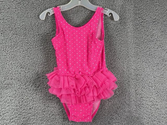 Circo Pink with Polka Dots  Girls 1 pc Swimsuit, 2