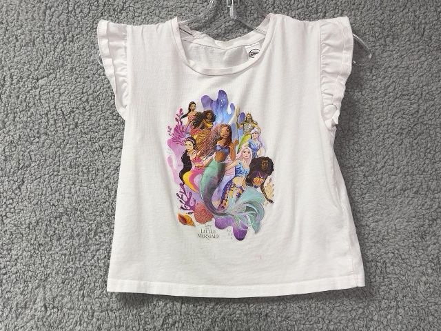 disney White Little Mermaid Tee, 3