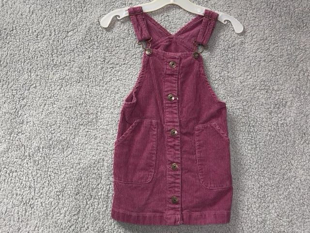 Osh Kosh B'osh Mauve Overall Dress, 3