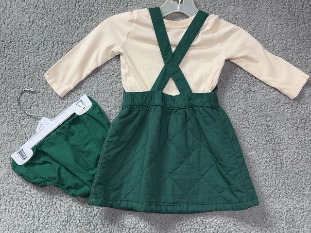 Art Class Green and White 3pc Green and White Dress, 3